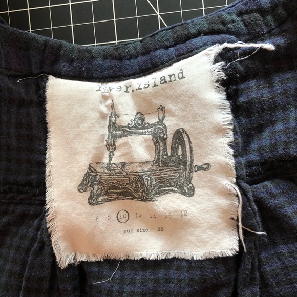 Plaid Ruffle & Lace Tank - Picture 6 of 6